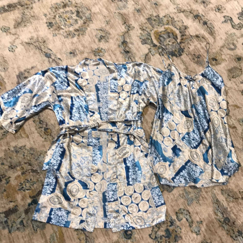 Robe and nightgown